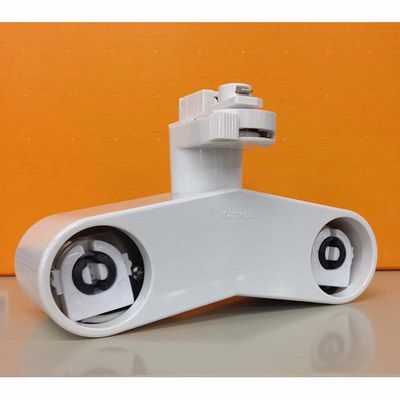 カメダデンキ レールソケット2灯用 KRS-1A-WH