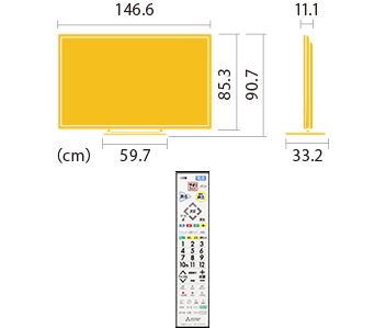 三菱 REAL 65型液晶テレビ LCD-65LBW7H