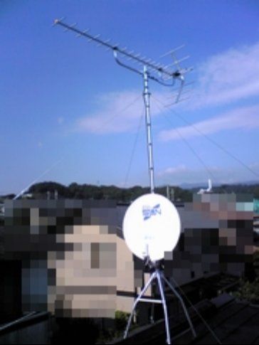 CATVから新規アンテナ設置　静岡親局 - 新規アンテナ