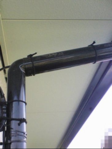 CATVから新規アンテナ設置　静岡親局 - ケーブル縛り紐を使用