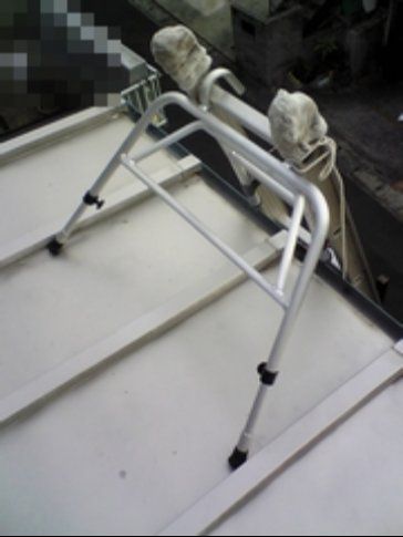 静岡ホスト局 - 雨樋避けアダプター