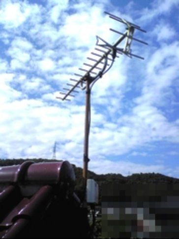 修善寺中継局　送信出力1W - 旧アンテナ　伊豆長岡局