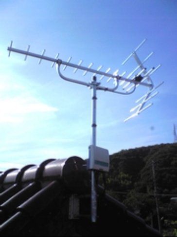 修善寺中継局　送信出力1W - 新アンテナ