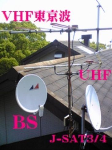 東京タワー波 - 旧アンテナ群