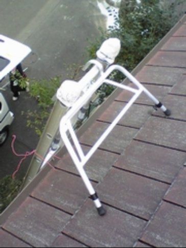 三島中継局 - ④梯子補助具