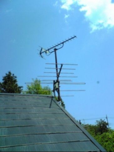 （改修) 静岡親局 - ①旧アンテナ　(レベルは十分ですが品質が悪い)