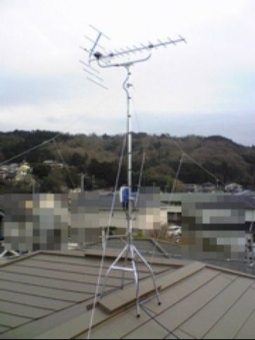 （新築) 伊豆長岡中継局 - 建築足場あり