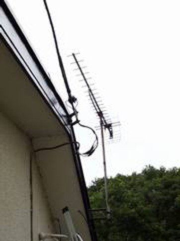 戸建物件/伊豆長岡局　　受信調査及び設備改修 - 旧　アンテナ