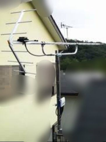 戸建物件/伊豆長岡局　　受信調査及び設備改修 - 新　アンテナ