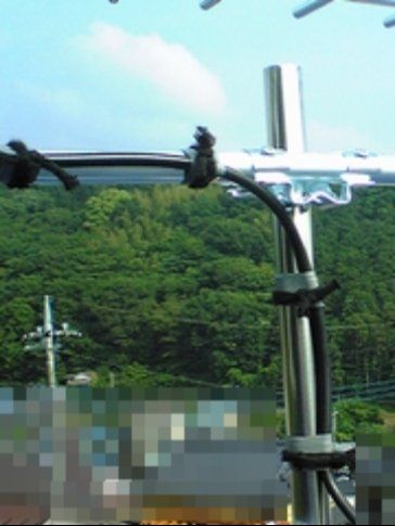 賃貸物件/伊豆長岡局　改修 - ケーブル留めに 劣化の無い紐を使用