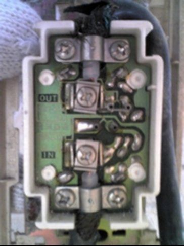 賃貸物件8世帯/三島局 - 部屋内テレビ端子(送り型)