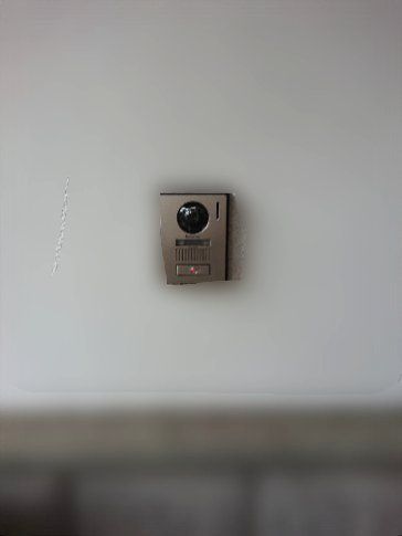 照明器具LEDへ交換。カメラ付ドアホンへ交換 - 新 カメラドアホン