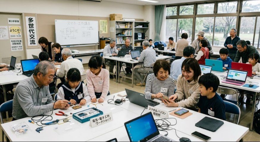 学校､自治体､自治会などで講習会を実施します - イメージです